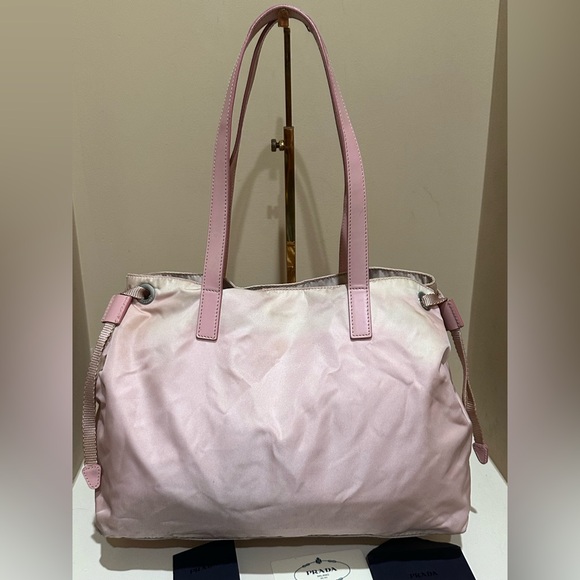 Prada Pink Tessuto City Cloth Handbag - Picture 6 of 13
